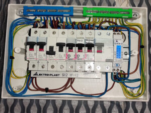 rozdzielnica w mieszkaniu po remoncie